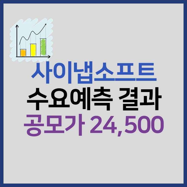 사이냅소프트 수요예측 결과, 상장일, 공모주 청약 썸네일