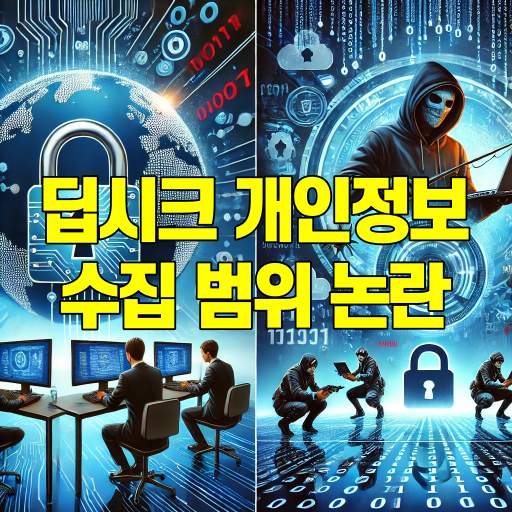 딥시크 개인정보 수집 범위 유출 논란 썸네일