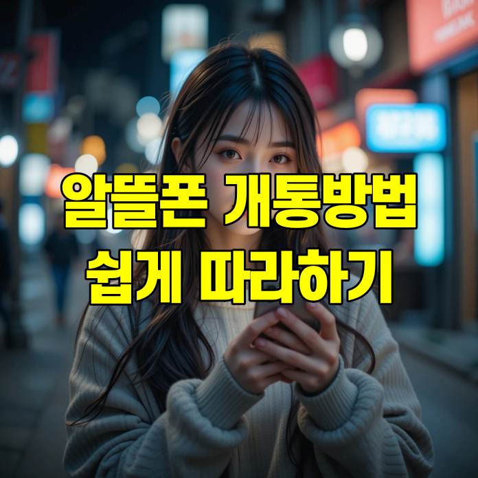 알뜰폰 개통방법 초음부터 끝까지 쉽게 따라하기 썸네일