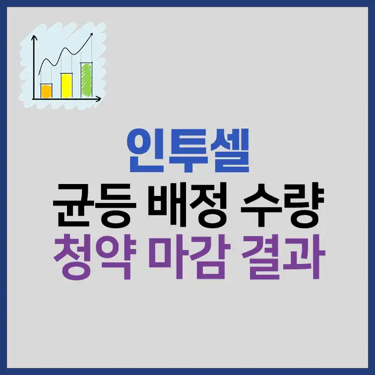 인투셀 균등배정 및 비례배정 결과 분석 썸네일