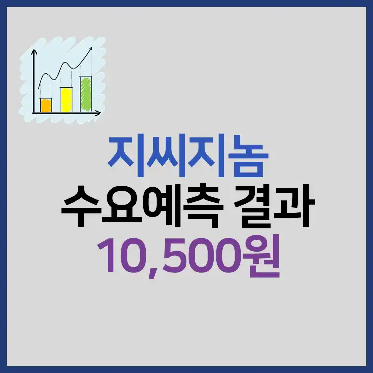 지씨지놈 수요예측 결과 공모주 청약 정보 썸네일